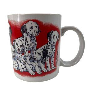 Otagiri Japan Stanley Papel Dalmatian Ceramic Coffee Cup Mug